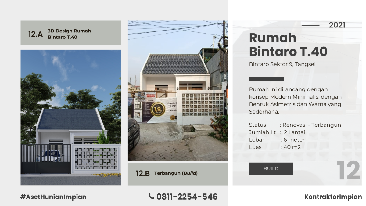 Rumah Bintaro T.40